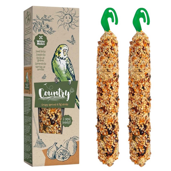 위트모렌 컨츄리 사과 무화과 앵무새 영양바 60g 간식, 1개, 60g