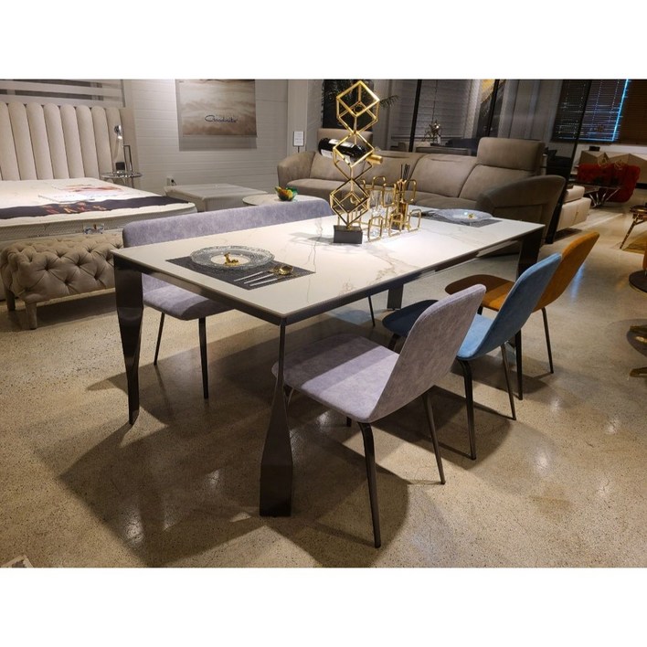 ONTCASA 대형 8인용세라믹식탁테이블 6인용세라믹식탁테이블 세라믹식탁테이블 2000세라믹테이블 2100 사피아노식탁테이블