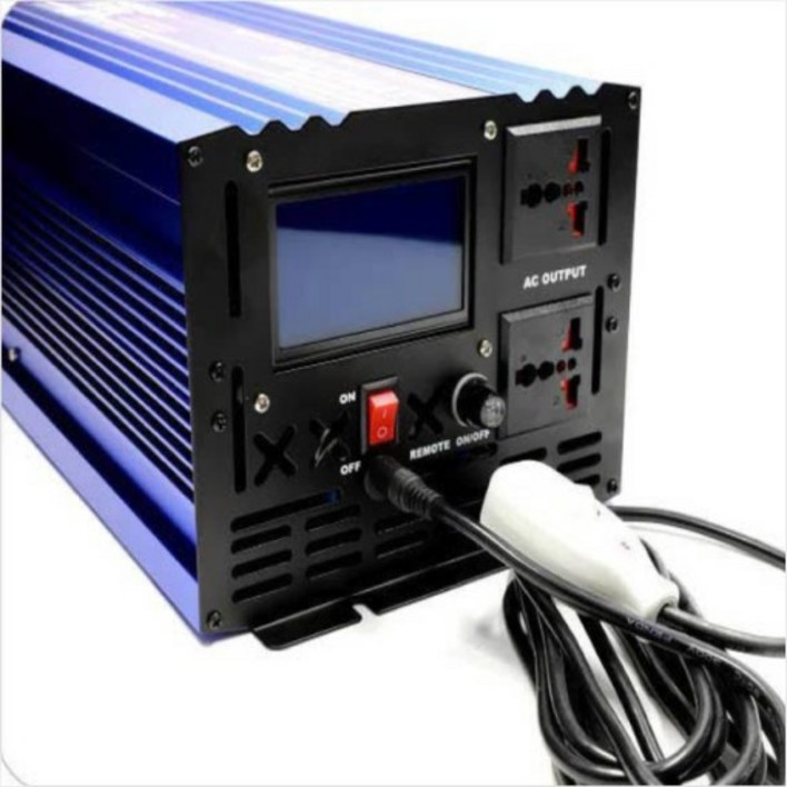 벨류텍 파워 순수정현파 인버터 디지털 차량용 인버터 220V 2412V VIP2000W, 1개