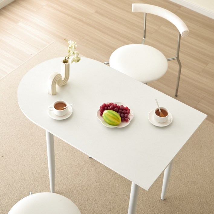 쿠리브 모던 심플 입식테이블 반타원 식탁 쿠리브 모던 심플 입식테이블 반타원 식탁