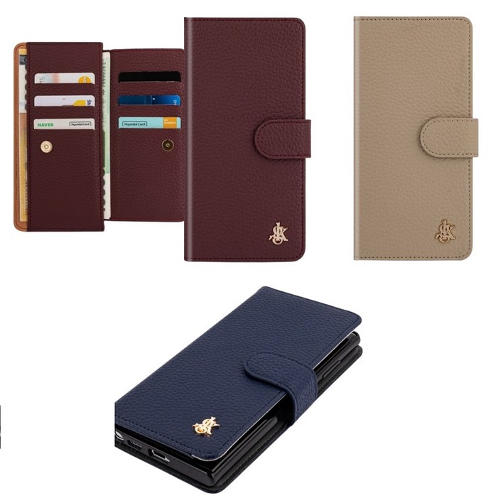 갤럭시 S24플러스 케이스 SMS926N 가죽 뉴빌뉴 언빌리버블 양면 더블 날개형 포켓 카드 수납 지폐 지갑형 자석 지갑 슬림형 예쁜 커버