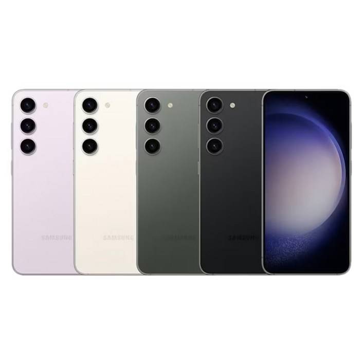 삼성전자 Ai 갤럭시 S23 256GB 공기계 S급 구성품 단말기  유심핀  보호케이스  보호필름  12개월 무상보증 Rethink, 그린, 256GB