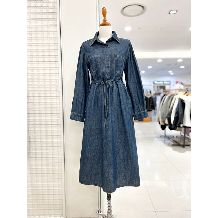 코데즈컴바인 허리 스트링 데님 원피스 CJA-DO301W2 (P003468617) 306254