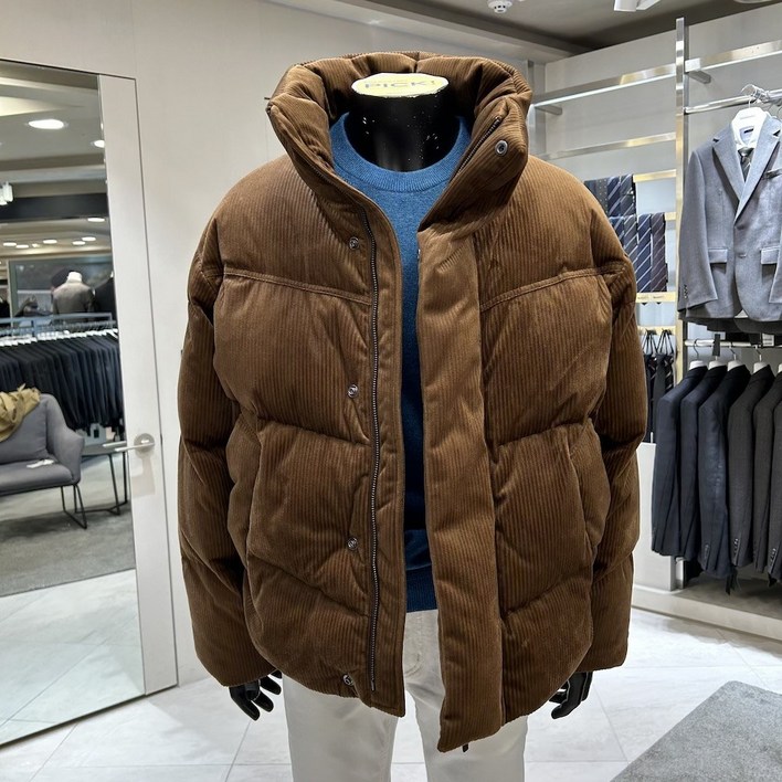 지이크 파렌하이트 23FW FAHREN 코듀로이 푸퍼 다운 점퍼 FHDJX6358BR