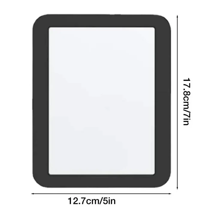 휴대용 12.518cm 사물함 거울 자석 작은 직사각형 교수형 홈 여행 캠핑 마그네틱 미러