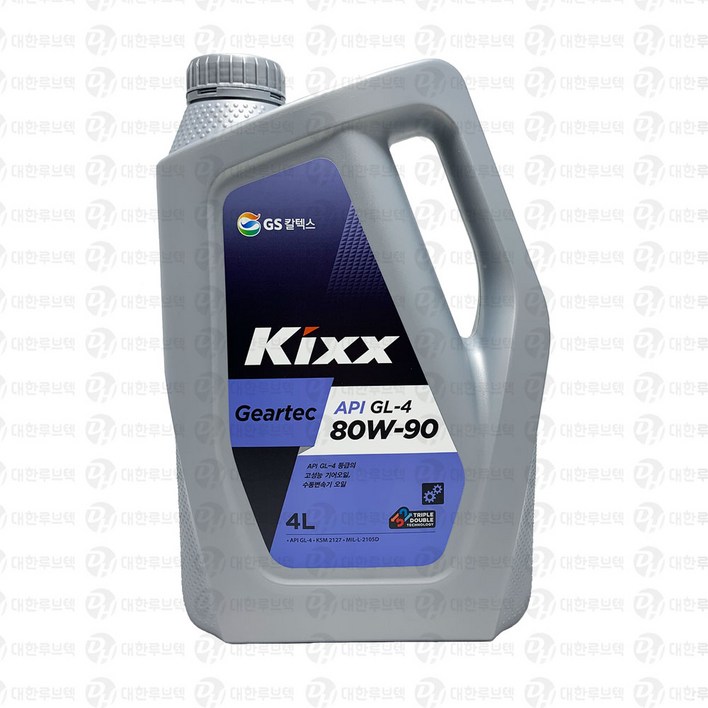 킥스, KIXX Geartec GL4 80W90 4L, 수동미션오일, kixx Geartec GL4 4L