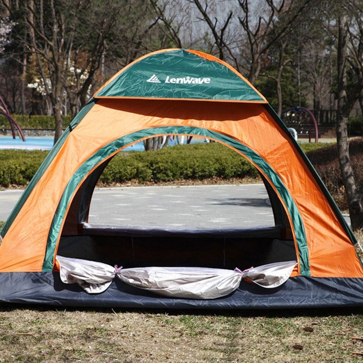 런웨이브 원터치 텐트 3인용 4인용150 cm x 200 cm x 135 cm