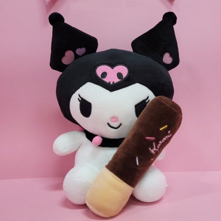 산리오 초코과자 쿠로미 인형 중형 빼빼로 데이 선물