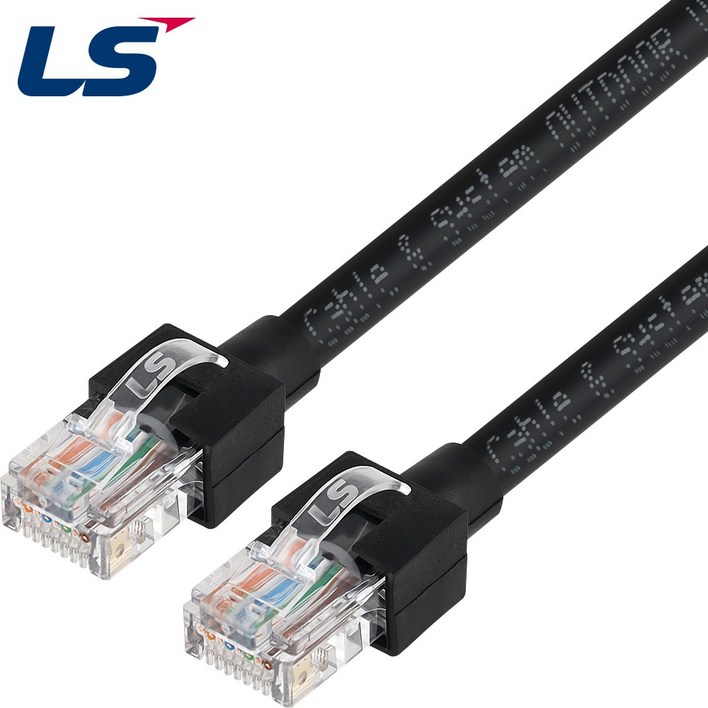 LS전선 NMXLS5200XBKZ CAT.5E UTP 옥외용 랜 케이블 20m 블랙, 1개, 해당없음