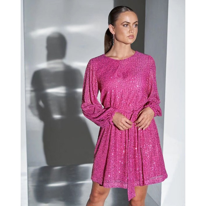 파티 패션 스팽글 비딩 원피스 스몰 드레스