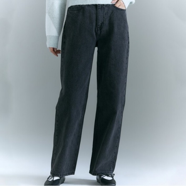 스파오 여성용 데일리지 와이드 웜 진