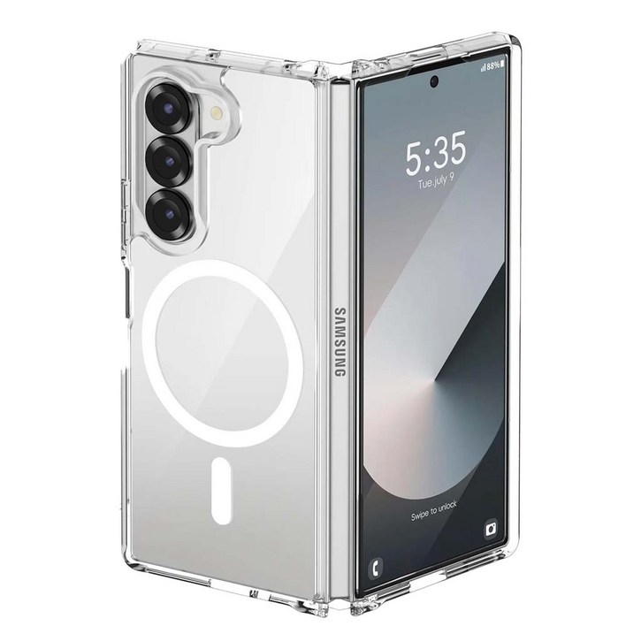 EVOL 맥세이프 초강력 마그네틱 투명 휴대폰 케이스