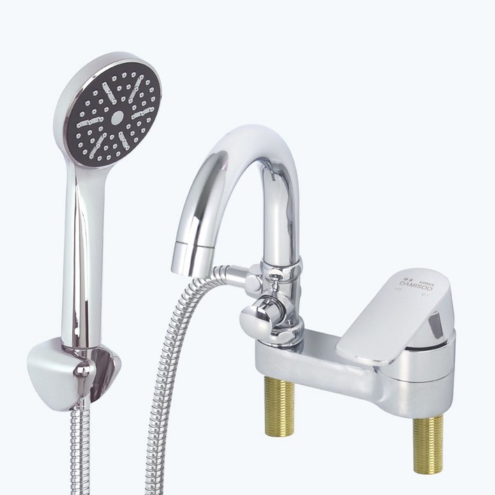 거위목 세면샤워수전 SMP-304C 세면 샤워겸용 세면대수전 수도꼭지 욕실수전 화장실 샤워기