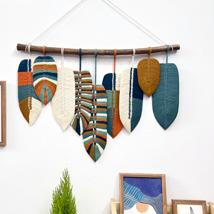 다양한 디자인 힐링아이템 태피스트리 잎 아기방 꾸미기 여자친구 생일선물, 집들이선물, 카페 인테리어 소품