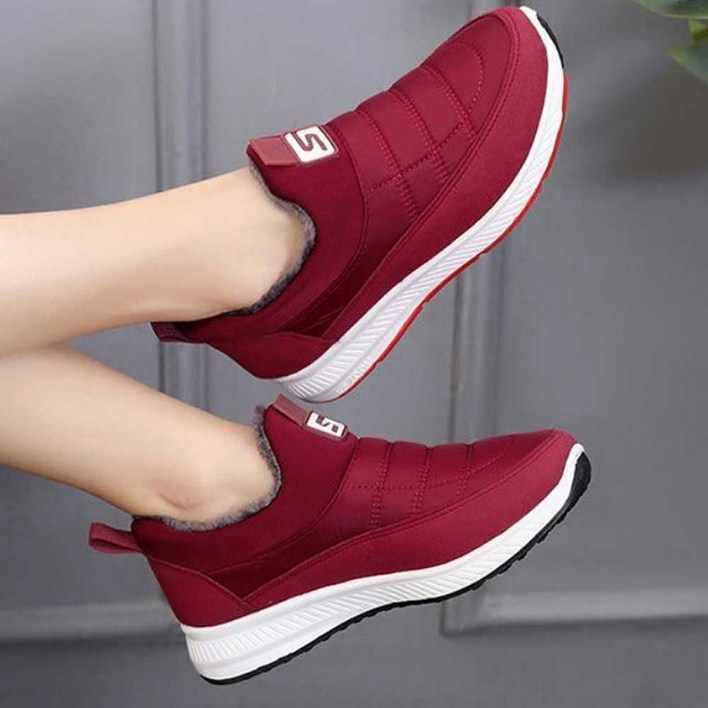 여자 겨울 나들이 외출 부츠 털 안감 기모 운동화