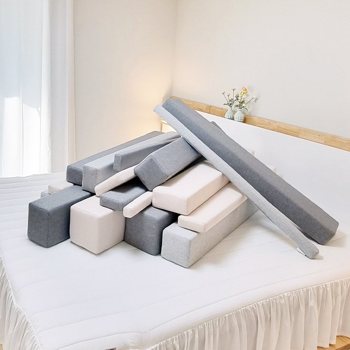 압축포장X노틈 침대틈새쿠션 침대벽 틈새막이 침대사이 패밀리 틈새패드, 다크그레이