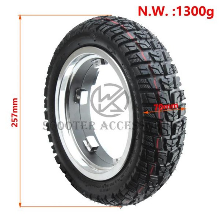전기 스쿠터용 오프로드 진공 타이어 스피드웨이 5 듀얼트론 3 102.756.5 10 인치