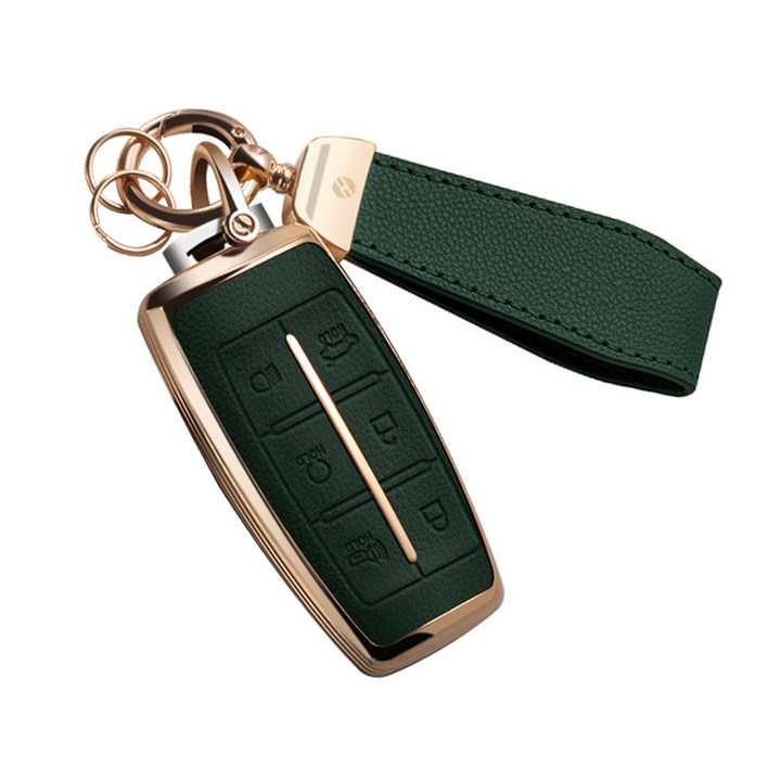 HAKO 소프트 가죽TPU 키케이스+키홀더 (제네시스호환 6버튼,8버튼)