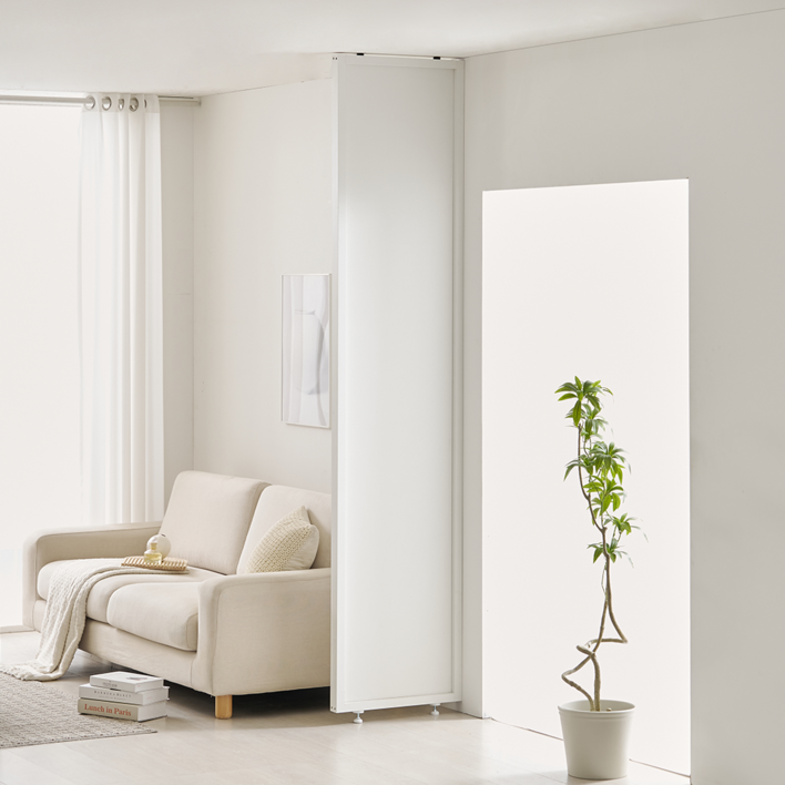 화이트 무타공 파티션 가벽 공간분리 사무실 인테리어