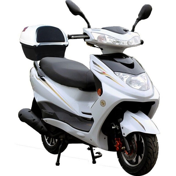 스쿠터 125cc 오토바이 가솔린 성인 안장 바퀴 핸들 기동력 휠 출퇴근 배달 클래식