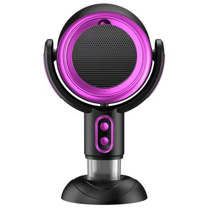 RUN기술 휴대용 가정용 레인지후드 각도 조절 가능 테이블 연기 흡입기 충전식 모델, 고객직접설치, 퍼플