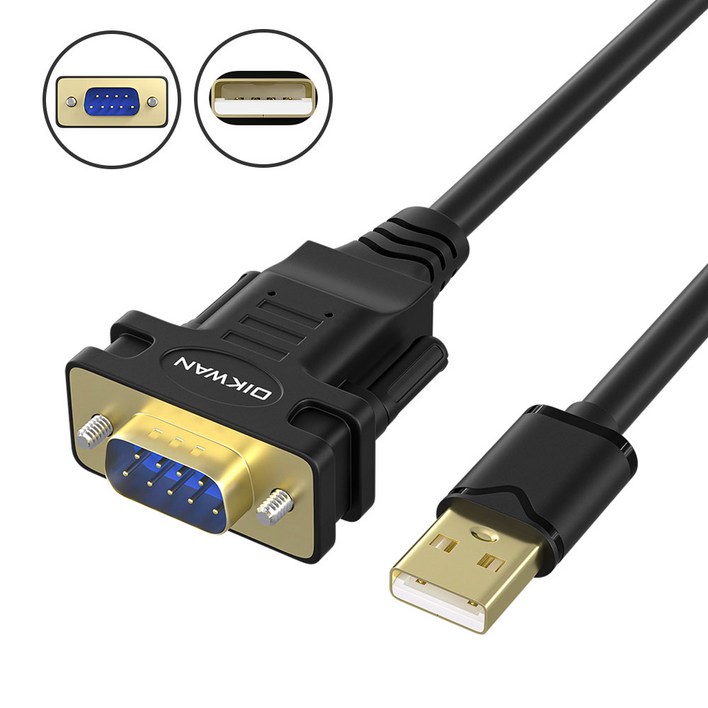 USB TO DB9 FM 시리얼 FTRS232 변환 케이블1.8M 컨버터대량 주문제작 가능, 1개, USB TO DB9M수 시리얼 케이블