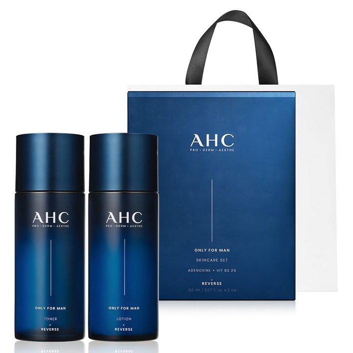 AHC 온리포맨 스킨케어 2종 쇼핑백 세트 AHC 온리포맨 스킨케어 2종 쇼핑백 세트
