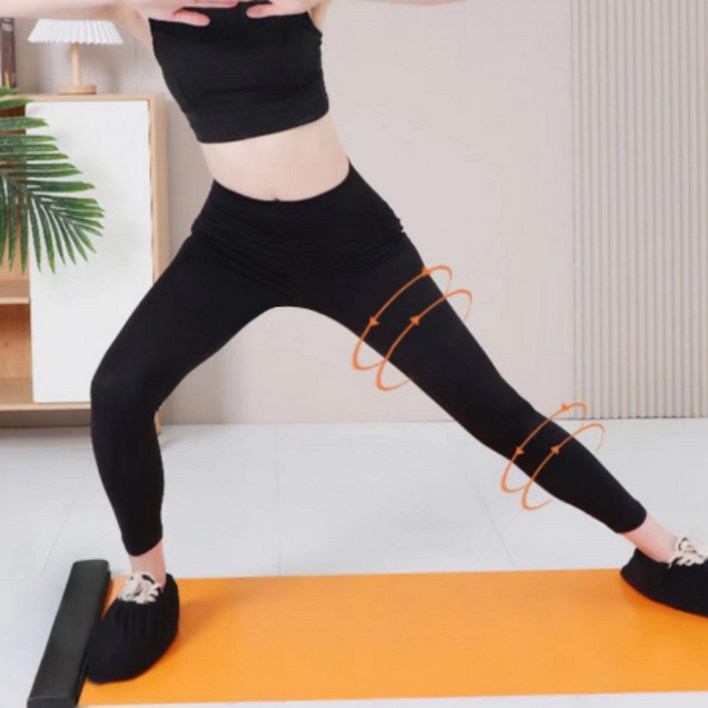 실내 균형운동 슬라이드보드 스케이팅훈련 코어강화