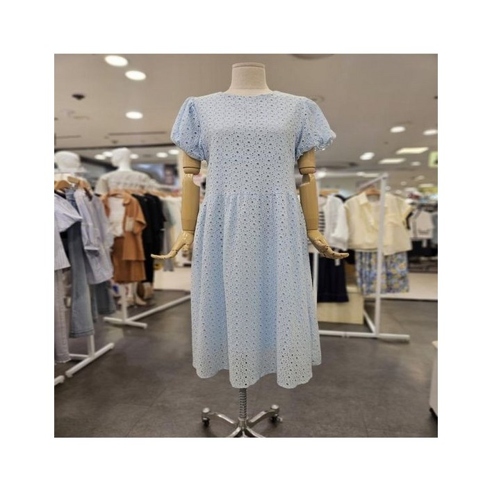 케이쇼핑 오조크 퍼프소매 펀칭 반팔 롱원피스 HOTMCOV552 330938