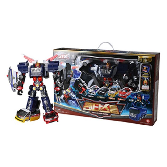 헬로카봇 시즌16 전설의 용사 펜타스톰 리파인 올스타 5단 합체 변신로봇 장난감