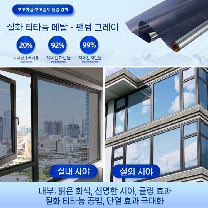 투명 어닝 캐노피 처마 창문 발코니 방수 차단 햇빛 조절 모드