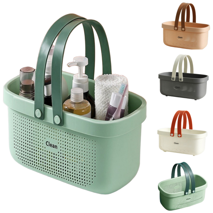 골드릭 욕실 샤워 목욕 물빠짐 바구니, G9 그린