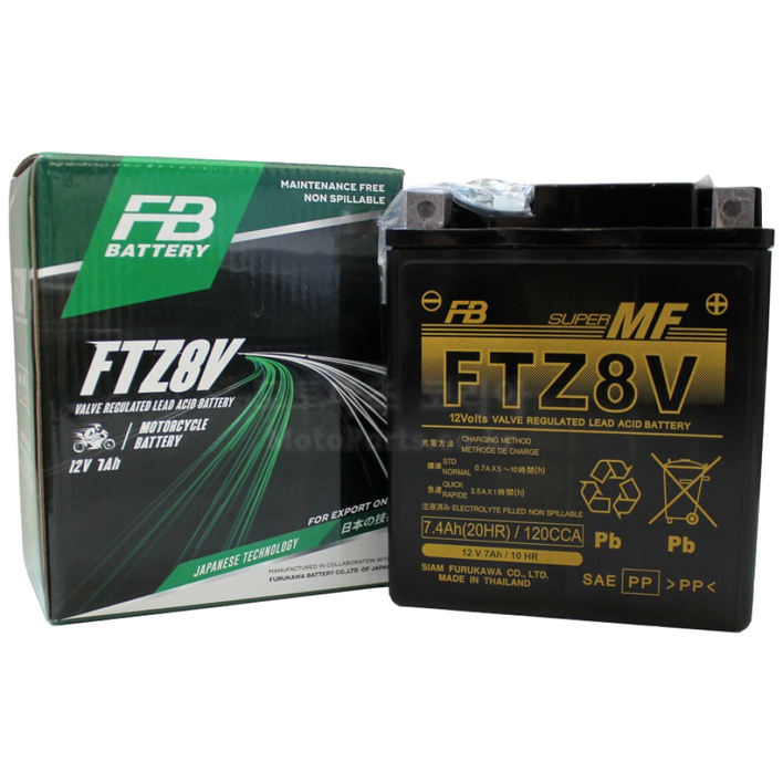 FB배터리 HONDA PCX125 15  25년식 전차종 12V7AH 오토바이 밧데리 배터리, 1개