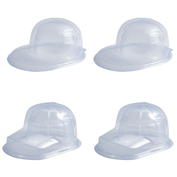 플러스리빙 11 모자 보관함 케이스 정리함 걸이 거치대  투명 볼캡 스냅백 모자가방 여행 형태유지 형거용 다용도 2세트