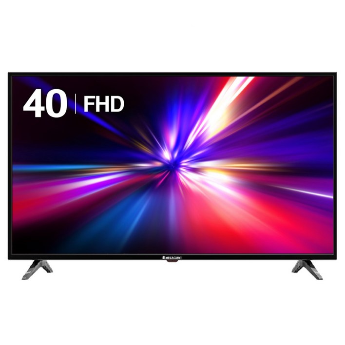 메가자이언트 40인치 FHD 모니터겸용 TV모니터 가성비 원룸 고화질 CCTV 중소기업TV SMG40F, SMG40F, 고객직접설치, 스탠드형, 101.6cm(40인치)