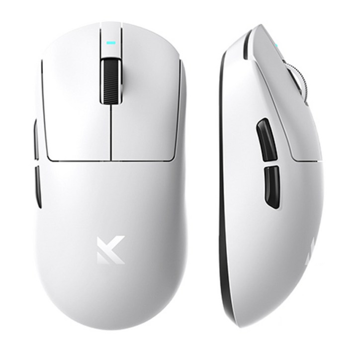 MCHOSE 마이콩 A7 시리즈 3모드 경량 유무선 게이밍 마우스 리시버포함, 화이트, A7 울트라
