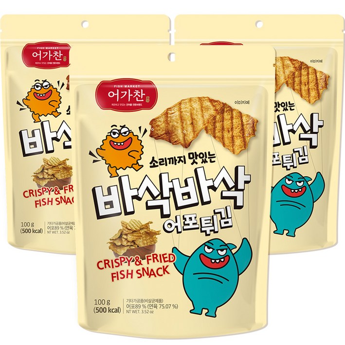 어가찬 광천김 바삭바삭 어포 튀김