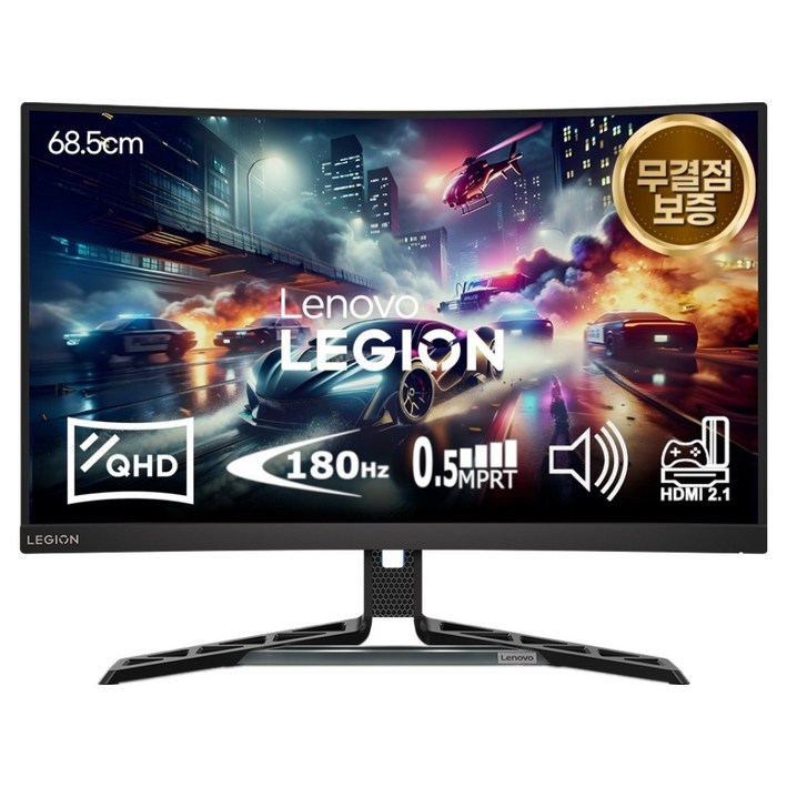 레노버 QHD 커브드 게이밍 모니터 180Hz AS3년 R27qc-30 67C6GAC2KR