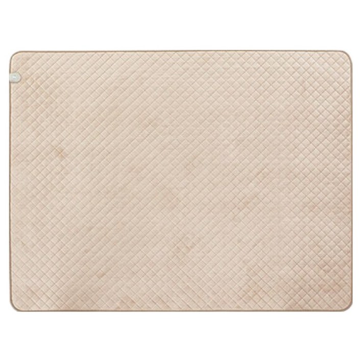 더안 캠핑용 탄소 원적외선 극세사 전기매트 베이지, 200 x 280 cm