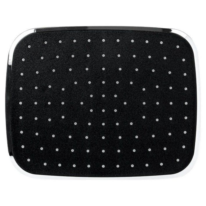 두진 잔수방지 해바라기 샤워기 헤드 R100, 블랙, 1개