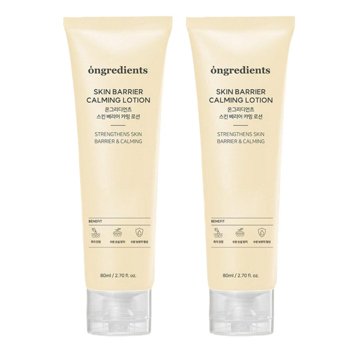 온그리디언츠 스킨 베리어 카밍 로션, 80ml, 2개