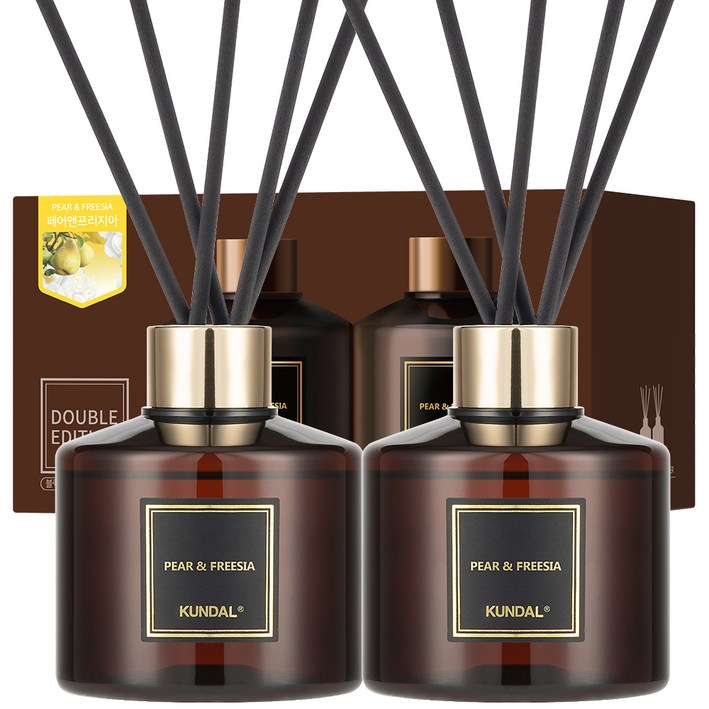 쿤달 퍼퓸 디퓨저  200ml 2개 + 섬유스틱 10개