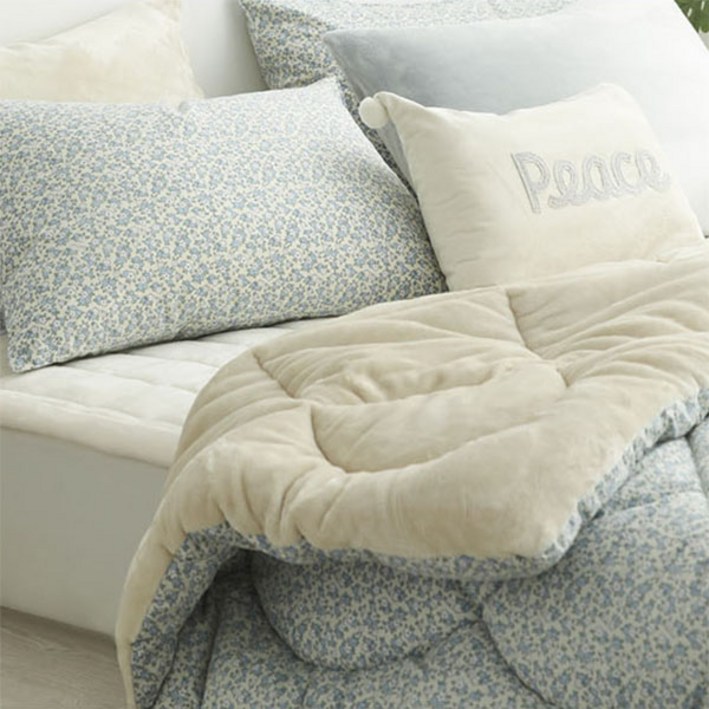 아망떼 메이빈티지 세미마이크로 플란넬 극세사 차렵이불