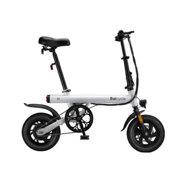[오늘출발][관세포함]샤오미  Baicycle 접이식 전기 자전거 12인치 26km 바이사이클 출퇴근용