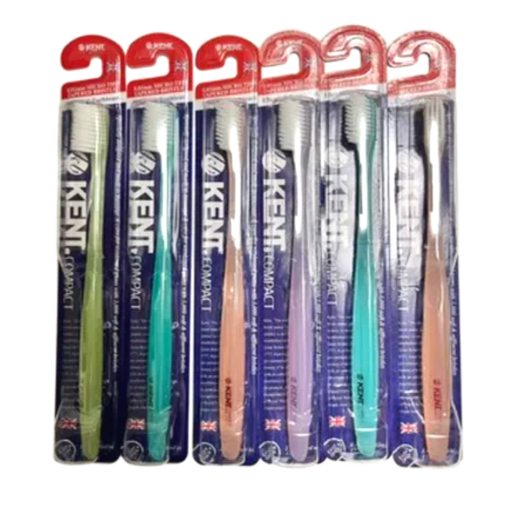 켄트 초극세모 칫솔 콤팩트 6입 영국왕실사용