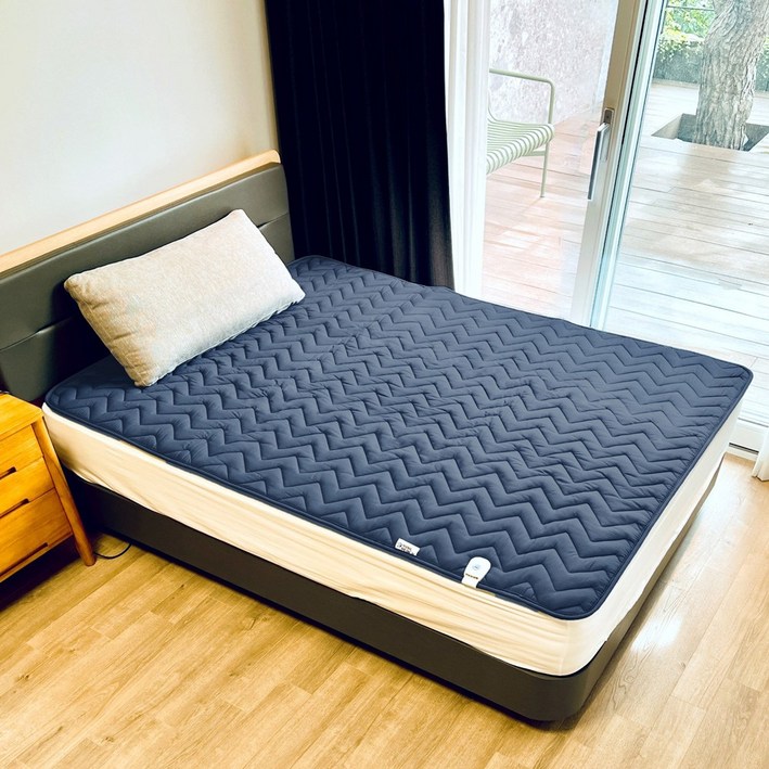 한일의료기 리브레아 도톰포근 프리미엄 탄소매트 더블(분리난방), 더블(분리난방), 블루