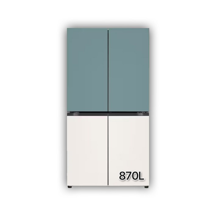 LG전자  디오스 오브제컬렉션 4도어 냉장고 T873MTE111 870L 방문설치