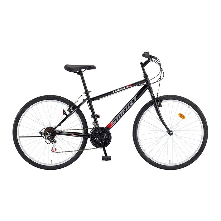 스마트자전거 컴뱃26 26인치 21단 MTB자전거, 블랙레드완조립, 170cm, 1개