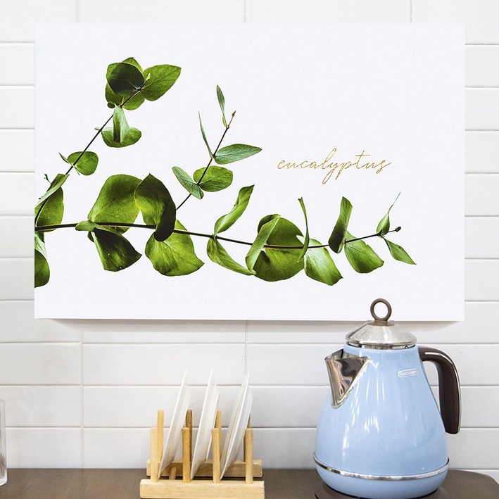 두꺼비집 배전함 가리개 북유럽 식물 캔버스 그림 액자 방꾸미기, 15 유칼립투스2