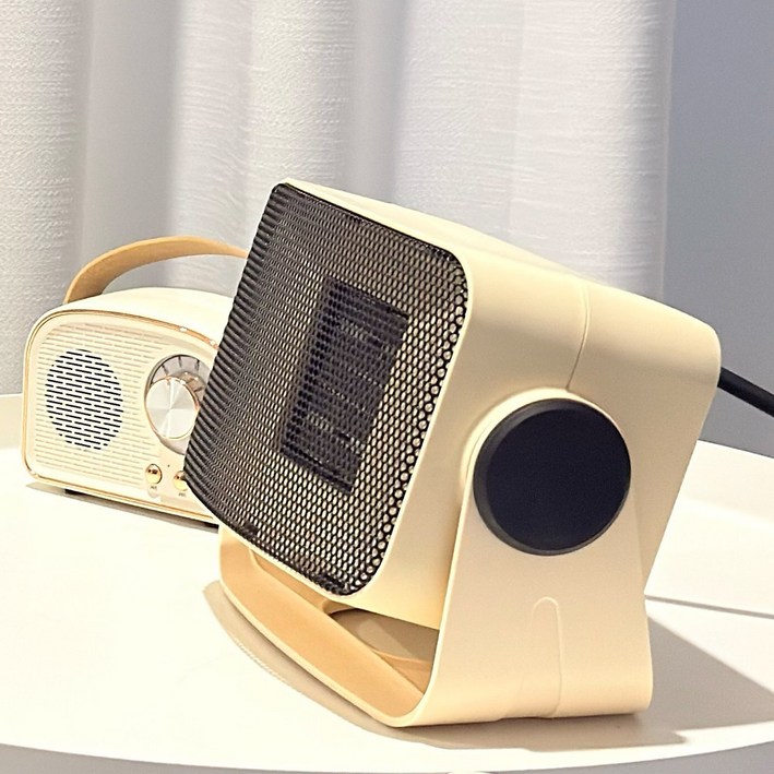 히트베어 사무실 발난로 가정용 미니 온풍기 저소음 탁상용 전기 히터 책상 난방기 절전형